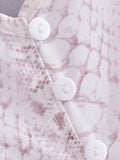Vestido Boho  Animal Print - Cobra