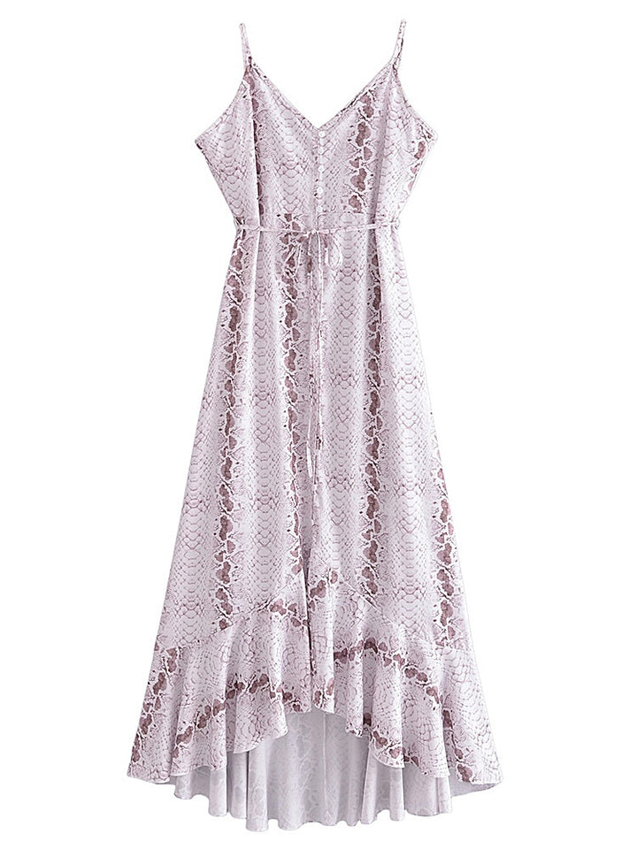 Vestido Boho  Animal Print - Cobra
