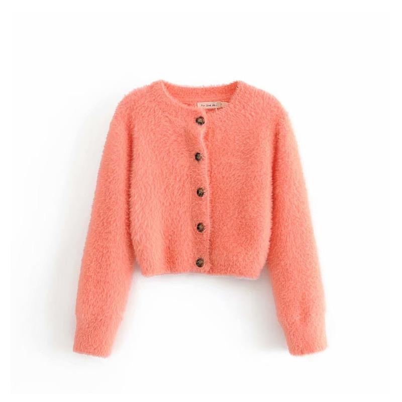 Cardigan Curto Rosa - Espavo store
