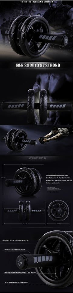 Roda Abdominal Dupla - Equipamentos  Fitness - Espavo store
