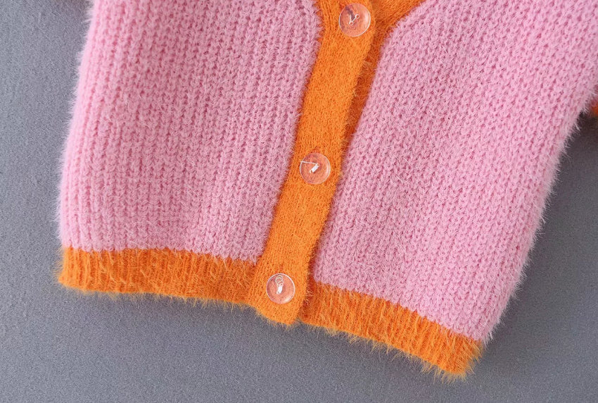 Cardigan Cropped Manga Curta - Espavo store