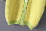 Cardigan Cropped Manga Curta - Espavo store