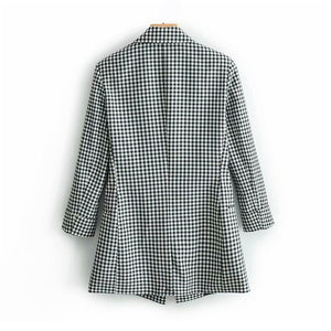 Blazer Xadrez Preto e Branco - Espavo store