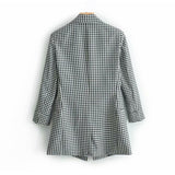 Blazer Xadrez Preto e Branco - Espavo store