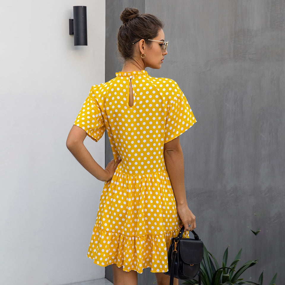 Vestido Tânia Polka-dot
