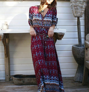 Vestido Red Boho