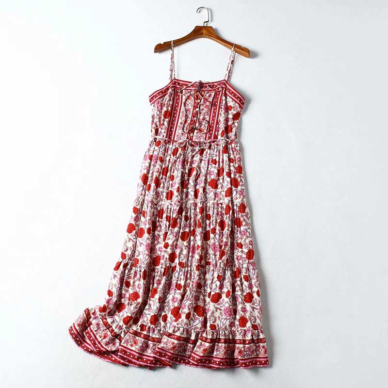 Vestido Boho Flores do Campo