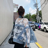 Jaqueta Patchwork Sexy Denim