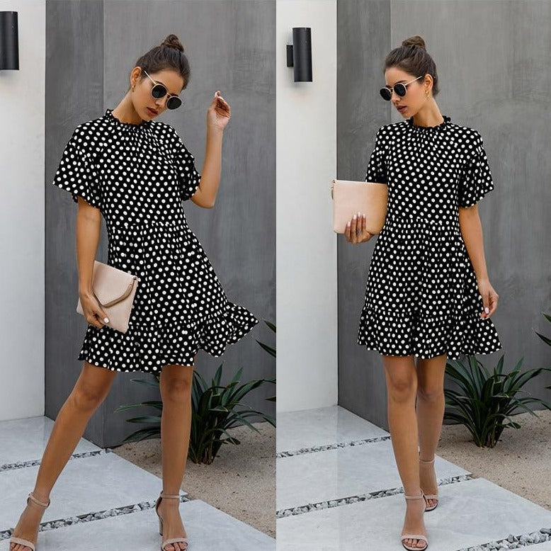 Vestido Tânia Polka-dot