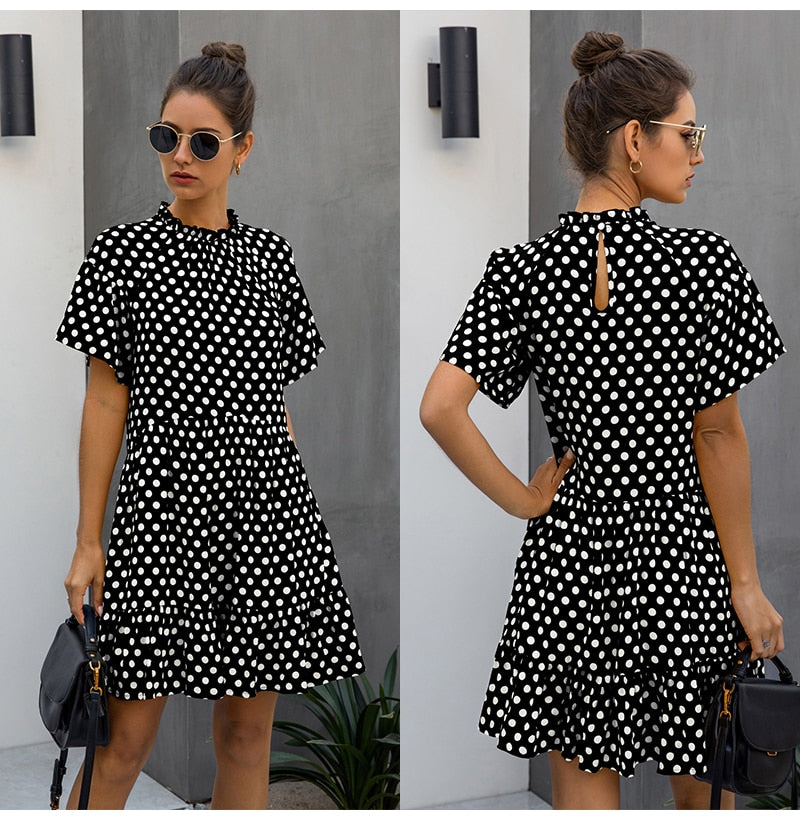 Vestido Tânia Polka-dot