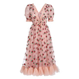 Vestido Estampa de Morango
