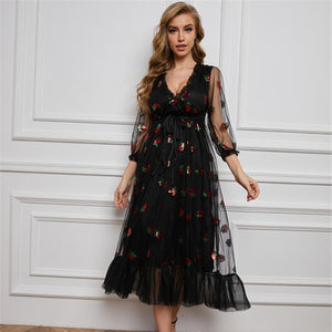 Vestido Estampa de Morango