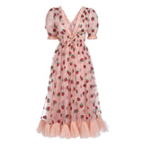 Vestido Estampa de Morango